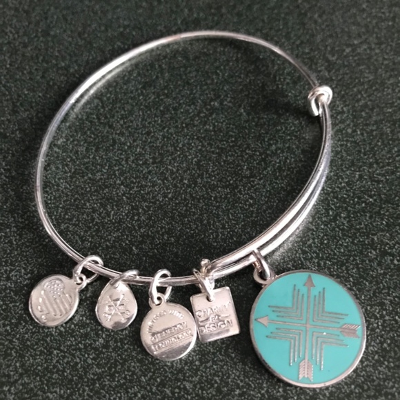 Alex And Ani Expandable Wire Bangle Bracelet - Picture 3 of 16